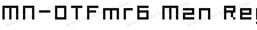 MN-OTFmr6 Mzn Regular字体转换